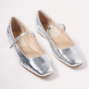 NEW Dolce Vita Reyes Ballet Flats in Silver